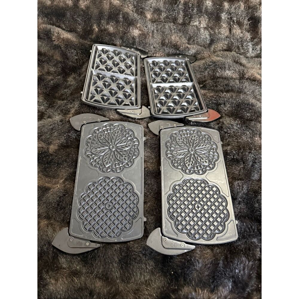 set of 4 replacement pans/trays/inserts VillaWare inter-bake3 model 5230 New